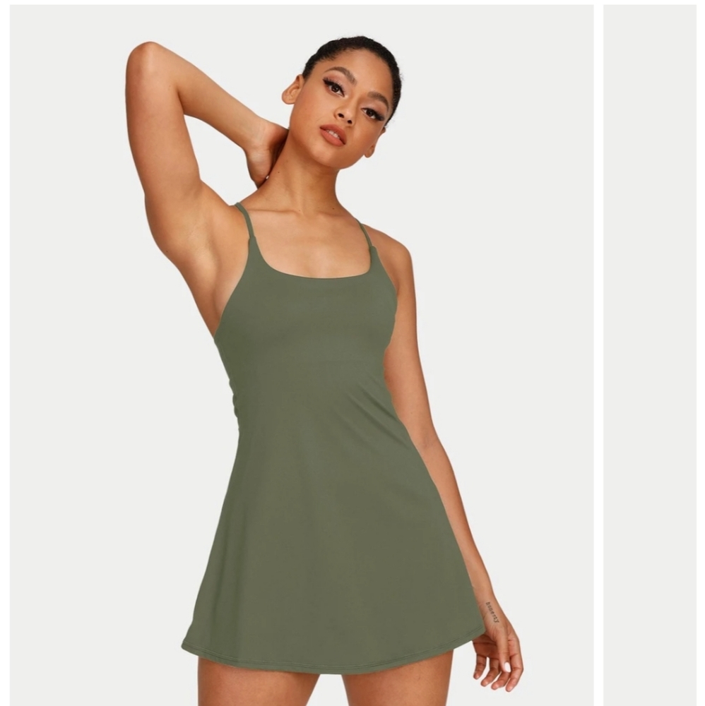 Halara Everyday Cloudful 2-in-1 Activity Dress - Wannabe NWT